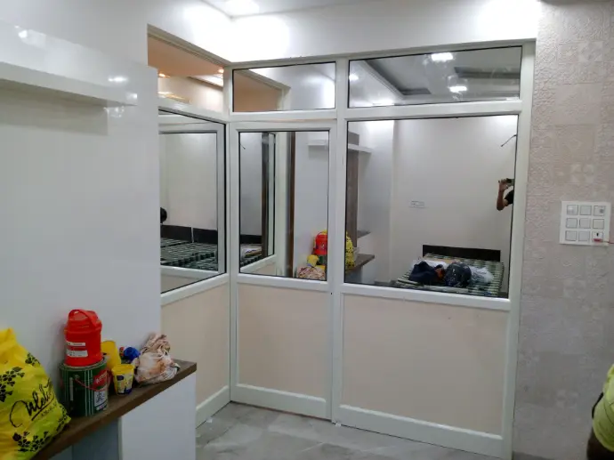 Aluminium partition 